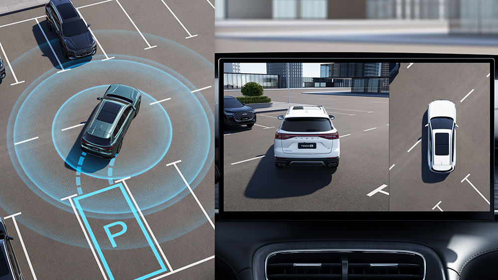 Chery Tiggo 7 ICE 540° caurspīdīgā šasija