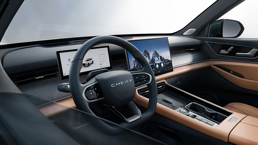 Поддержка Apple CarPlay и Android Auto в Chery Tiggo 9 PHEV